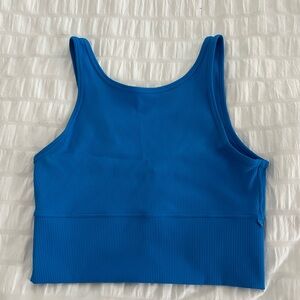 Lululemon Power Pivot Tank Top Poolside Blue Size 8 Like New